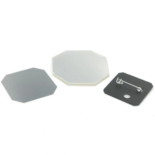 Button Supplies Square 1.5 x 1.5" for 1000 buttons