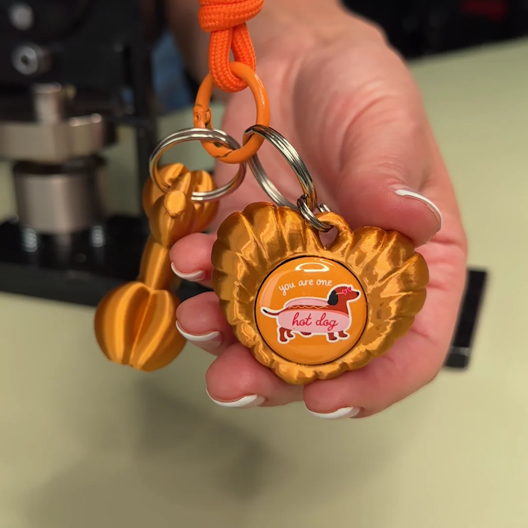 Heart Keychain Charm - STL File - Image 3