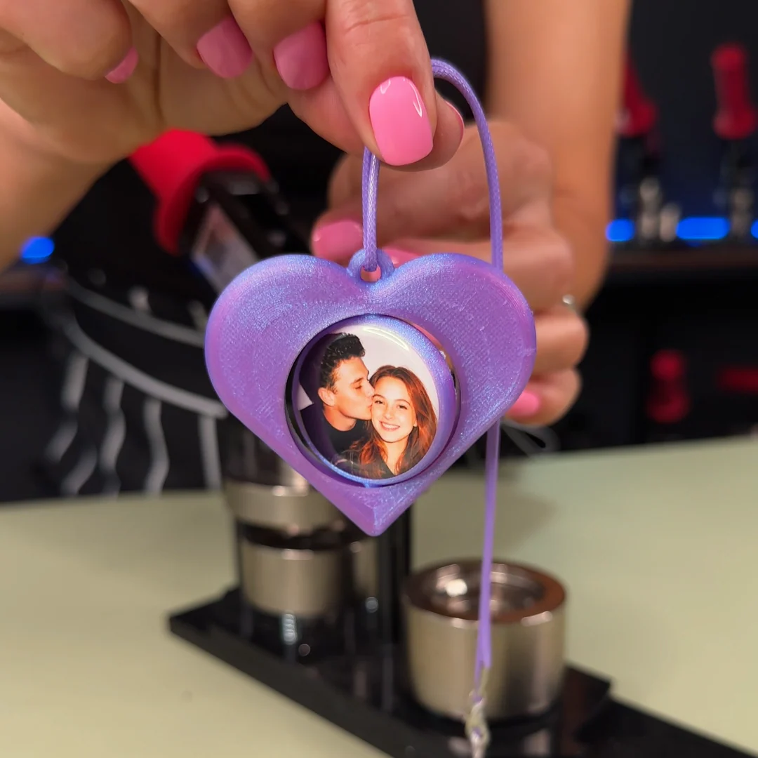 Heart Rotating Charm - STL File - Image 3