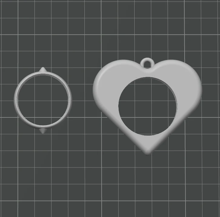 Heart Rotating Charm - STL File - Image 4