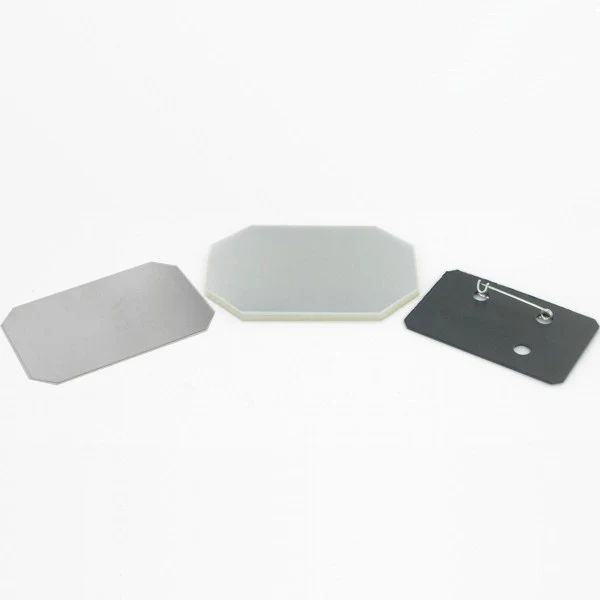 Horizontal Button Supplies Rectangle 1.75 x 2.75" for 1000 buttons