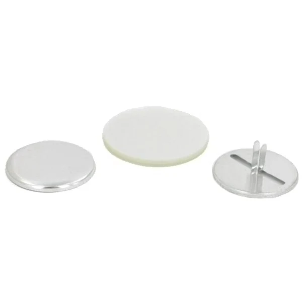Long Extended Prong with Rounded Tips Button Supplies Round 1.75" for 1000 buttons