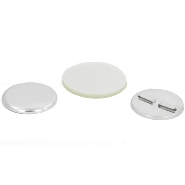 Long Flat Prong with Rounded Tips Button Supplies Round 1.75" for 1000 buttons