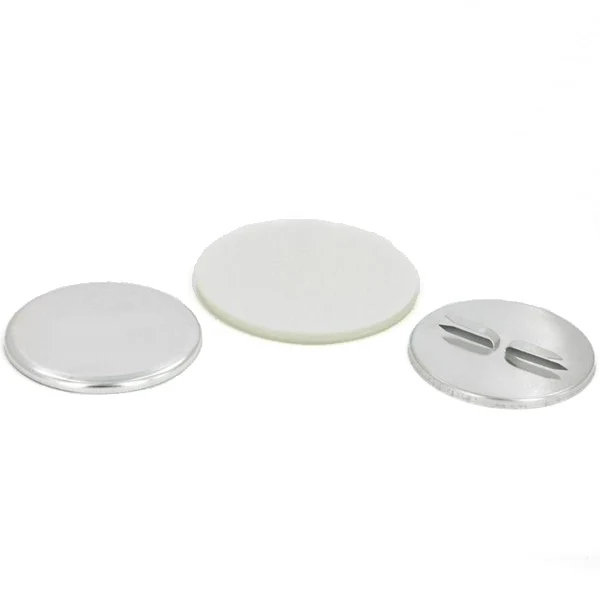 Long Flat Prong Button Supplies Round 2.25" for 1000 buttons