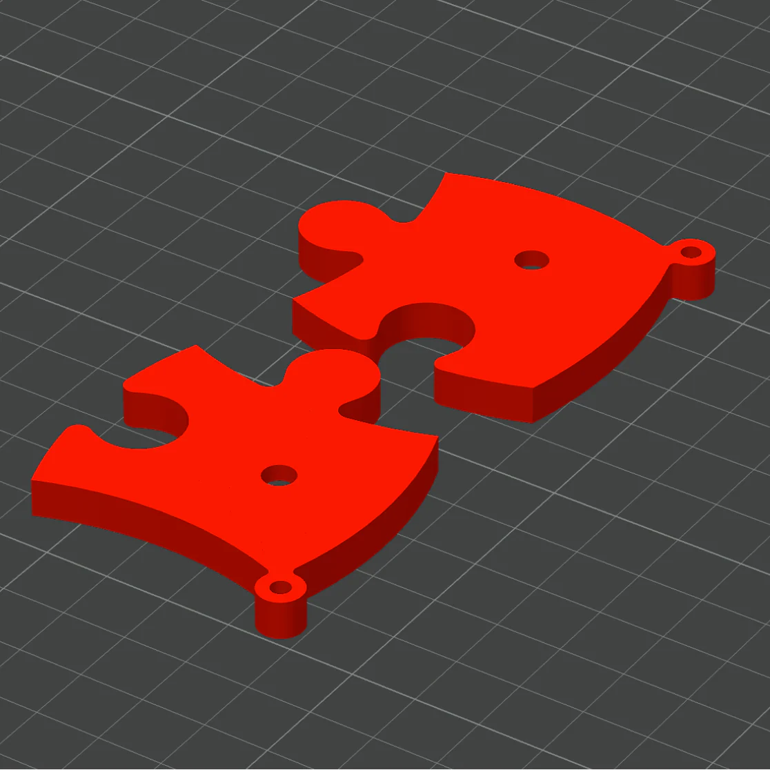 Puzzle Keychain Charms - STL File - Image 3