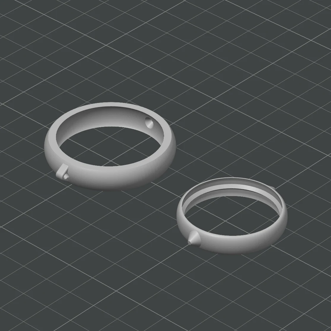 Rotating Keychain Charm - STL File - Image 3