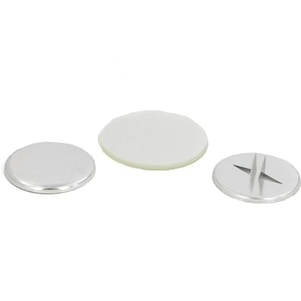 Short Extended Prong Button Supplies Round 1.75" for 1000 buttons