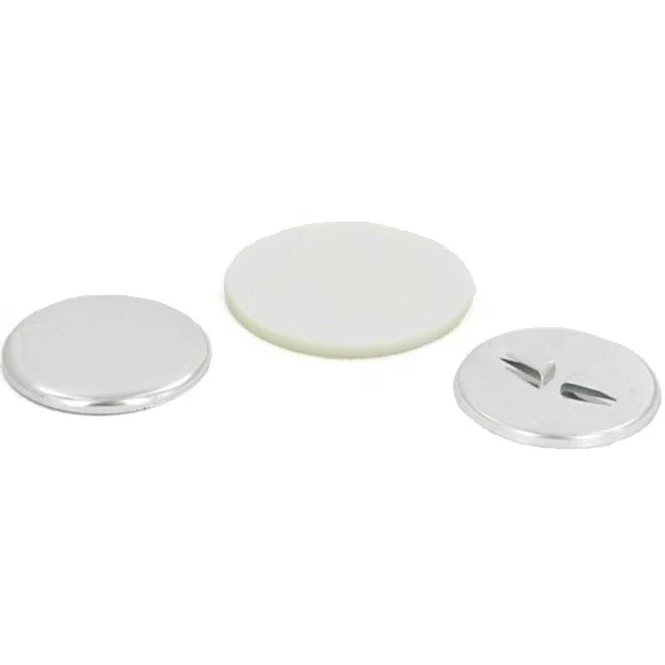 Short Flat Prong Button Supplies Round 1.75" for 1000 buttons