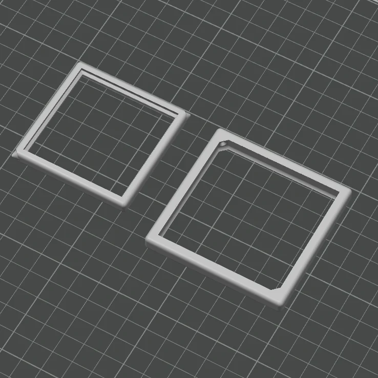 Square Rotating Charm - STL File - Image 3