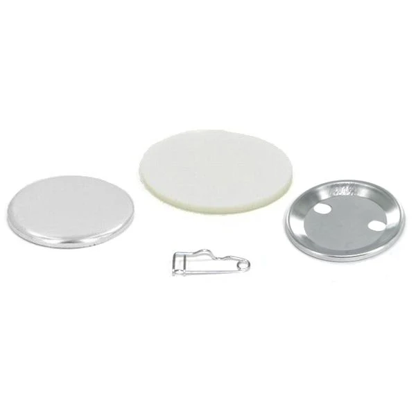 Unpinned Button Supplies Round 1.75" for 1000 buttons