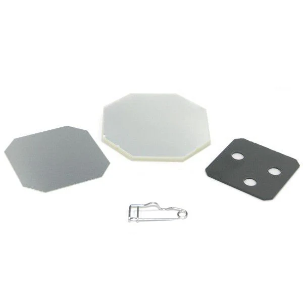 Unpinned Button Supplies Square 1.5 x 1.5" for 1000 buttons