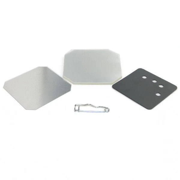 Unpinned Button Supplies Square 2.5 x 2.5" for 1000 buttons