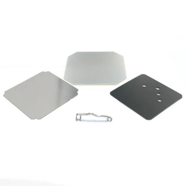 Unpinned Button Supplies Square 3 x 3" for 1000 buttons