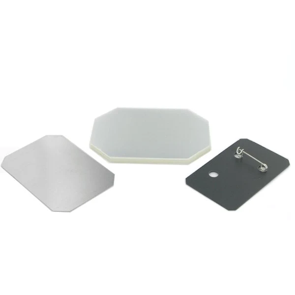 Vertical Button Supplies Rectangle 1.75 x 2.75" for 1000 buttons