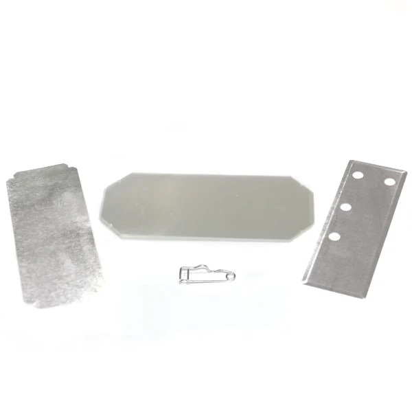 Vertical Unpinned Button Supplies Rectangle 1.5 x 4.5" for 1000 buttons